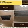 Replacement of air vent in Cary, NC by Local handyman cary