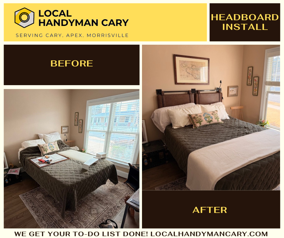 Queen Bed Headboard Install