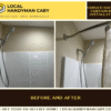 curved bathroom curtain rod